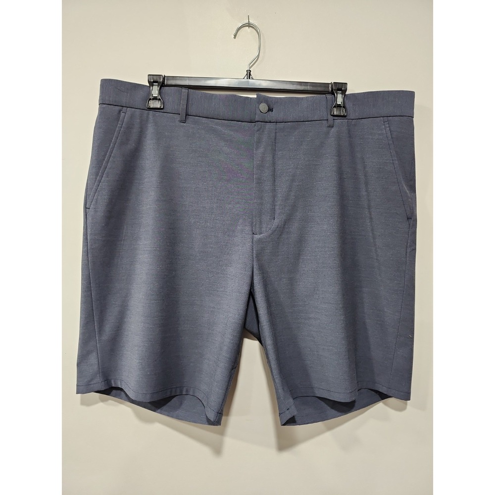 Johnnie-O NWT Mulligan Performance Shorts Mens 44 9 Inseam Navy Blue Stretch New